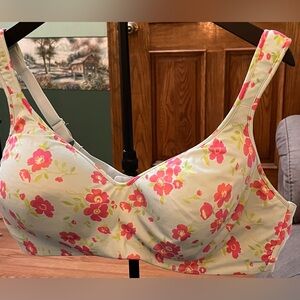 Serenda Floral Print wireless bra 46C